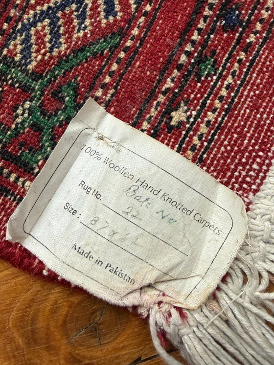 Image 1 of Tappeto di lana tessuto a mano realizzato in Pakistan
