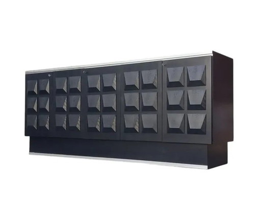 Sideboard Vintage Dressoir Brutalist style de Coene 1970's