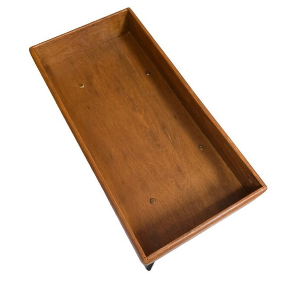 Image 1 of Table d'appoint vintage avec porte-revues