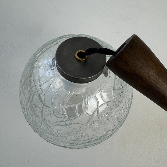 Image 1 of PAIRE SUSPENSIONS EN VERRE TEXTURE VINTAGE