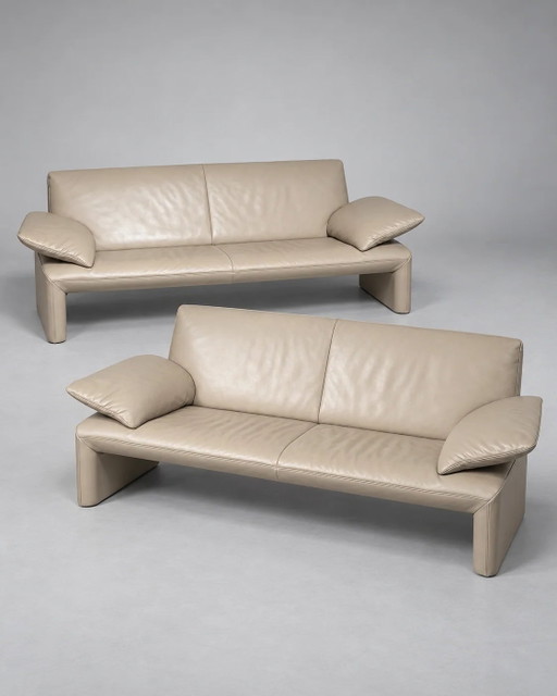 Jori Linea Bankstel 3 + 2 Crème Leer