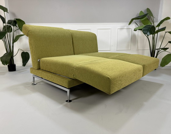 Image 1 of Sofá Brühl Moule Sofá cama verde Tejido de diseño