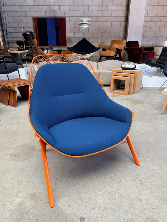 Sedia Alias Gran Kobi (Outdoor), Patrick Norguet (disponibilità: 2), Poltrone, Tessile, Metallo, Blu (foto 3 di 13)