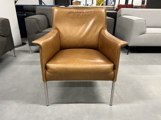 Design On Stock Fauteuil Limec cuir marron