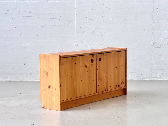 Buffet vintage en pin, années 1970 – Buffet bas, Wood (photo 14 of 15)