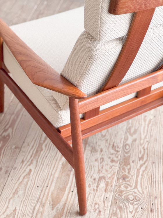 Image 1 of Mid-Century Danish Lounge Armchair in Teak FD 164 by Arne Vodder for France and Son., Denmark, 1960s