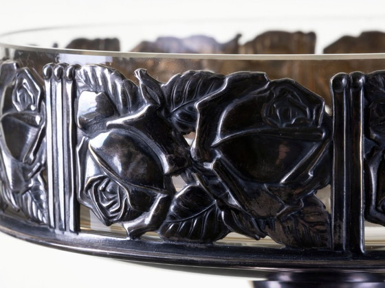 Image 1 of Ciotola con piedistallo Art Déco, anni '20-'30