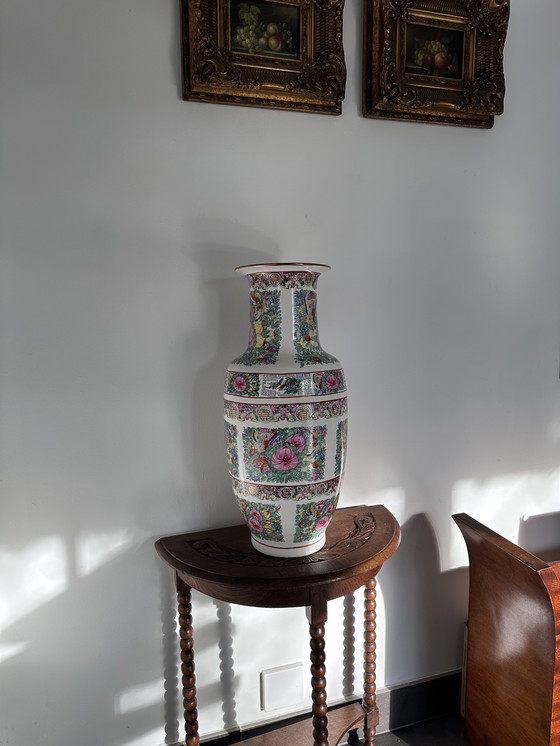 Image 1 of Grote Chinese porseleinen vloervaas