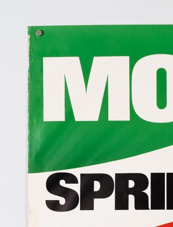 Image 1 of Porsche Monza Sprint – 1986 – Poster originale vintage Porsche – Motorsport anni '80 – 102x76 cm