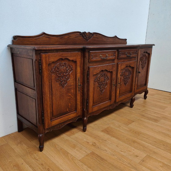 Image 1 of Vintage Louis XV sideboard wall cabinet buffet cabinet