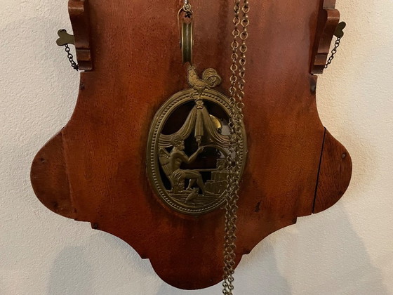 Image 1 of Antique Frisian grandfather clock circa 1850