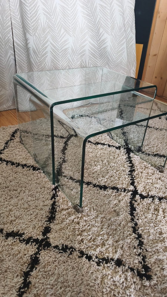 Image 1 of Tables basses gigognes verre trempé Joan 