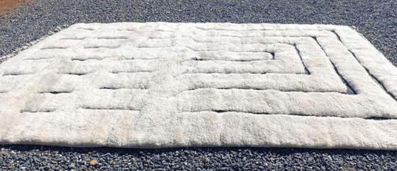 Image 1 of Tapis Beni Ouarain en laine authentique 200cmx150cm