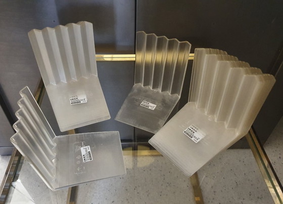 Image 1 of Zeldzame set: 10x IKEA "Bokis" boekensteunen – Design M. & K. Hagberg (Vintage)