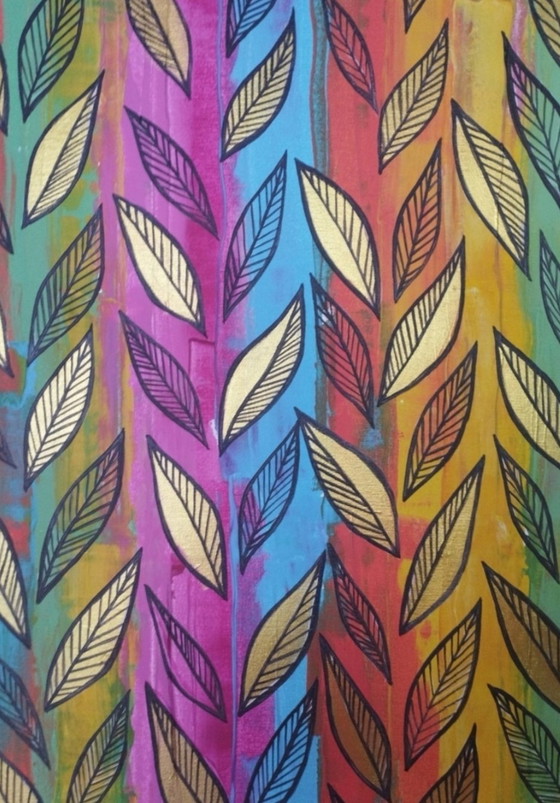 Image 1 of Natia Antadze "Hojas doradas" XXL