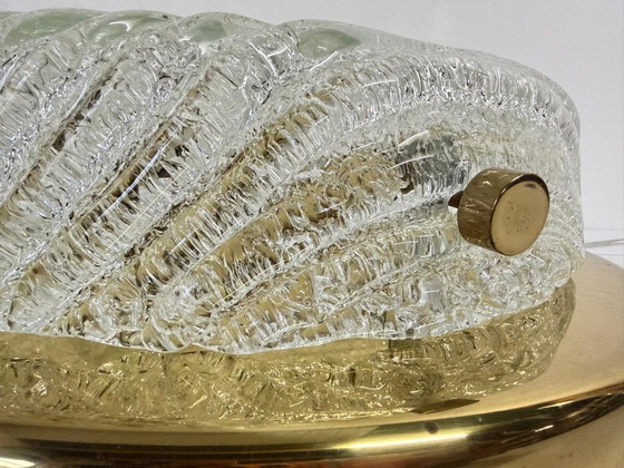 Image 1 of Vintage XXL Murano Glass Flush Light Hillebrand, 1970s