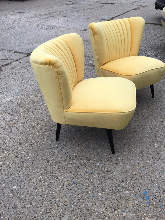 Set of Yellow Lounge Chairs, 1950s – Chairs and lounge chairs (photo 6 of 8)