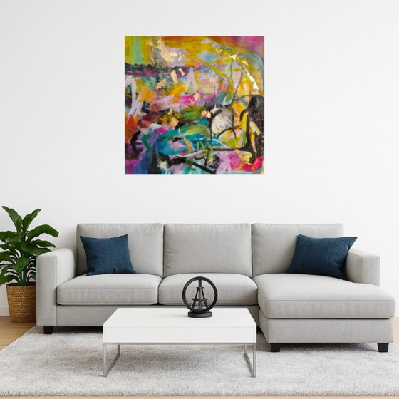 Image 1 of Acrylic painting #Trinity 80x80cm