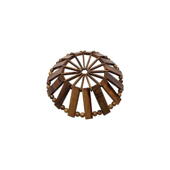 Image 1 of Coupe à fruits vintage en bois, design français, années 1970