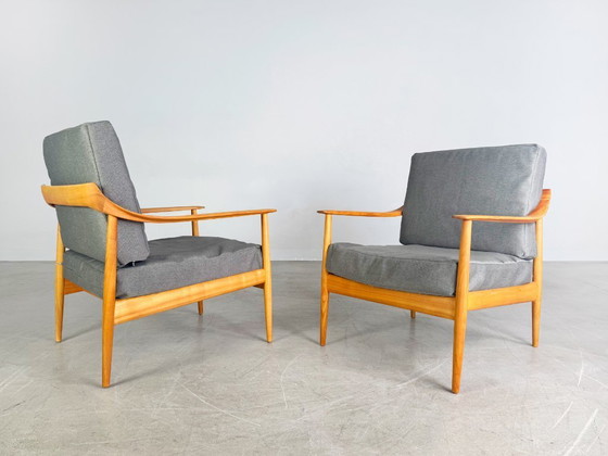Image 1 of 4x Knoll Antimott fauteuil Midcentury fauteuil fauteuil Vintage