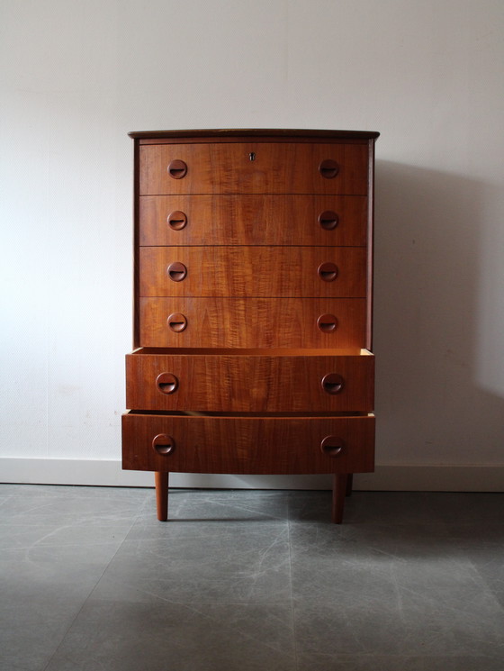 Image 1 of Vintage Deense ladekast in teak 