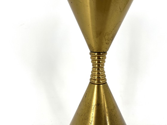 Image 1 of Mid century brass table lamp model Clessidra by Angelo Lelli for Arredoluce, 1960s