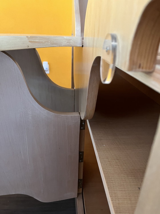 Image 1 of Cabinet and dining table made of thick plywood