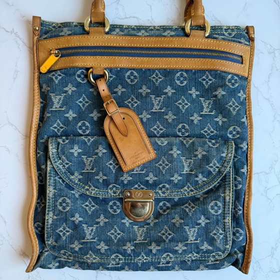Louis Vuitton denim Sac Plat – Bolsos tote, Vintage (photo 11 of 27)