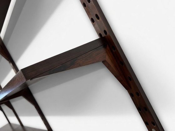 Image 1 of Système Royal Poul Cadovius, étagères murales modulaires en palissandre