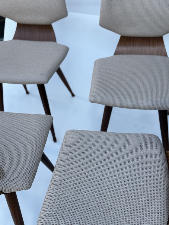 Image 1 of Satz von vier MCM-Esszimmerstühlen