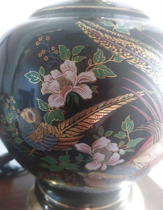 Image 1 of Lampe de table chinoise vintage de 70 cm en excellent état