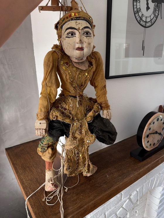 Image 1 of Beautiful antique Asian marionette