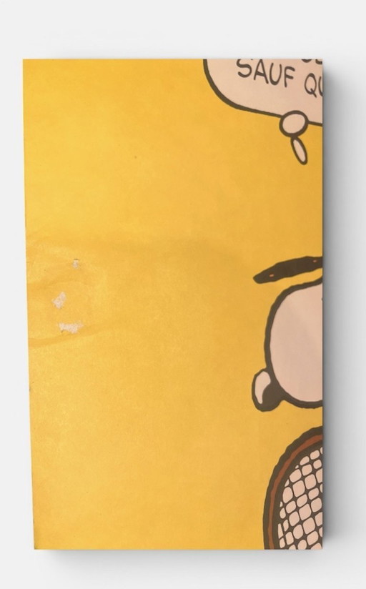 Plakat: Es ist egal, ob du gewinnst oder verlierst, außer wenn du verlierst. Snoopy Hallmark von Charles Schulz, 1950er Jahre