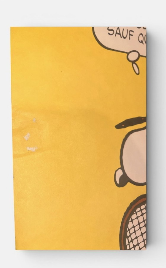 Image 1 of Plakat: Es ist egal, ob du gewinnst oder verlierst, außer wenn du verlierst. Snoopy Hallmark von Charles Schulz, 1950er Jahre