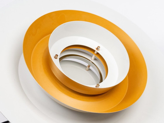 Vintage Swedish Pendant Lamp by Carl Thore, 1960s, Scandinavian Mid-Century – Granhaga, Aluminium (photo 12 of 14)
