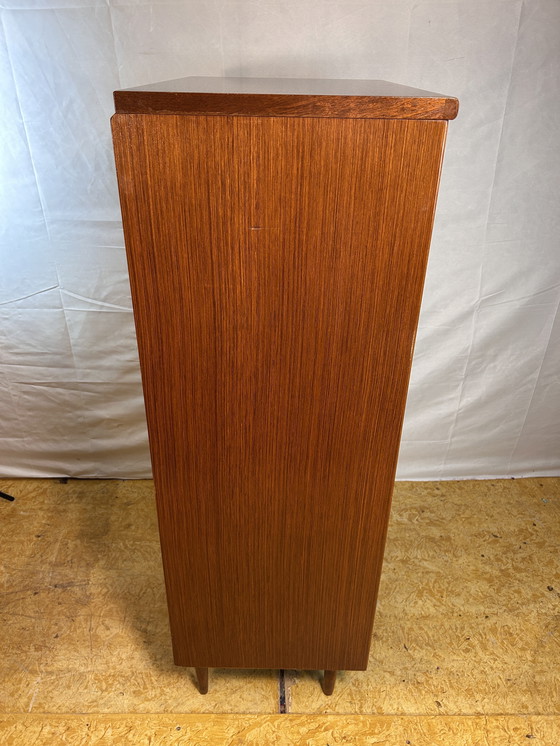 Image 1 of Mid century retro vintage teak chest of drawers by Austinsuite 1960 6drawers Danish design