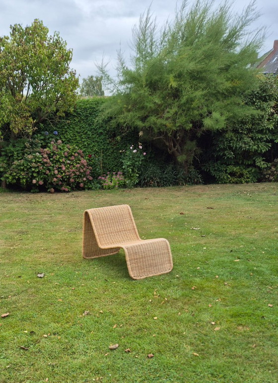 Image 1 of Vintage Hestra Rotan Loungestoel