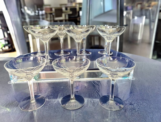 Image 1 of 10 Coupes à Champagne Brioso A.D. Copieur Koninklijke Leerdam