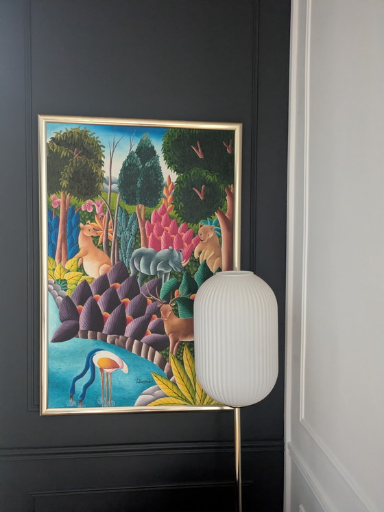Rare painting by L. Dumond, Douanier Rousseau – Paintings & Drawings, Metal, Canvas (photo 14 of 15)