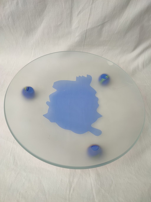 Coupe à fruits en verre Loy Design, posée sur pieds sphériques