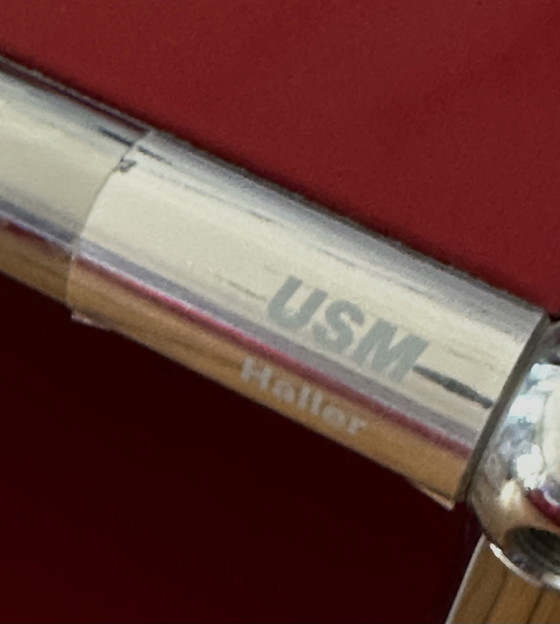 Image 1 of Original USM Haller Lowboard | TV Unit | Ruby Red | Excellent Condition | From First Owner