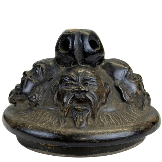 Antique Belgian Decorative Pot 1900/1920 Dragon Pot – Plant pot (photo 8 of 9)