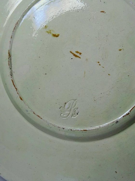 Piatto smaltato Thun firmato Schoch-Läderach, antico svizzero fatto a mano e raro. – Stoviglie (photo 15 of 16)