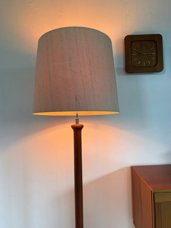 Image 1 of Vintage teak floor lamp, Domus ‘80