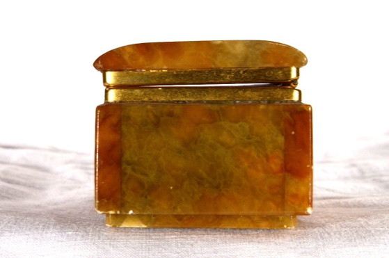 Image 1 of Doosje van onyxmarmer, 11x7 cm, 1960