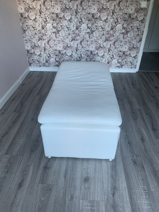 Image 1 of Genuine leather stool from the Swiss brand LEU