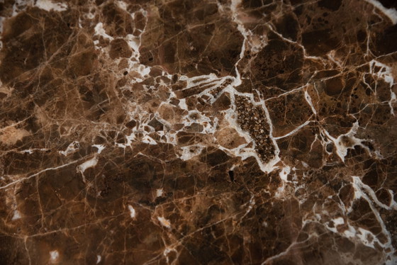 Originele Ronde Knoll Tulip Eettafel (152cm) in Emperador Glanzend in Nieuwstaat!! Eero Saarinen – Marble (photo 12 of 15)