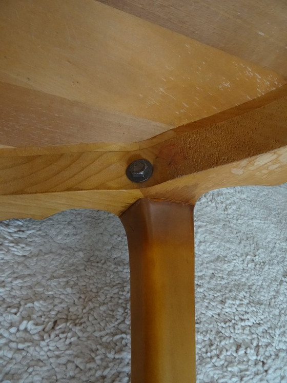 Image 1 of Schlingmann Wertmöbel - Tavolino con intarsi ovale