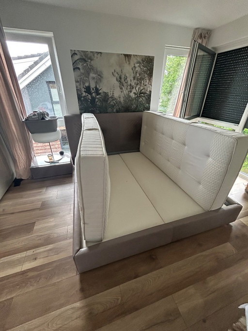 Schramm bed met matras en bijzettafels set 180x200