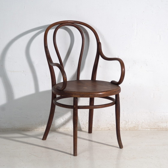 Antique bentwood Thonet armchair – Central Europe, circa 1900 – Metal (photo 8 of 40)